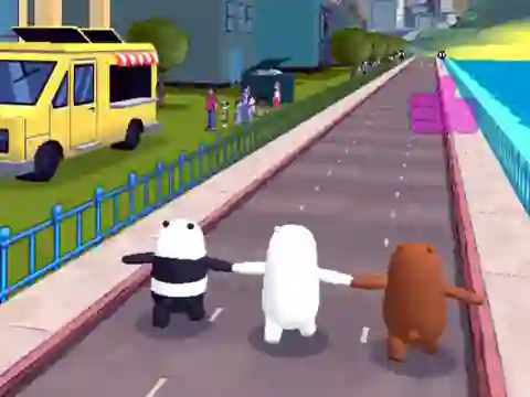 თამაში We Bare Bears Bear Parkour ონლაინ