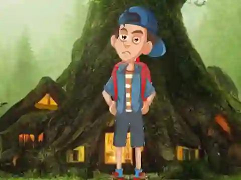 თამაში Boys Escaped Occult Jungle ონლაინ