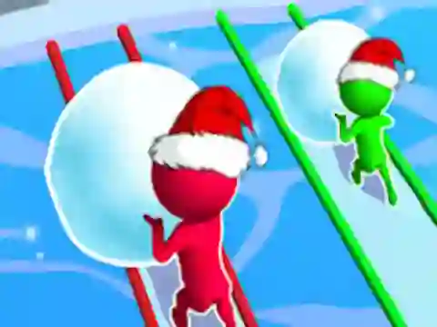 თამაში Snow Race: Christmas Runner ონლაინ