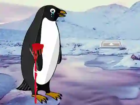 თამაში Heal the Wounded Penguin ონლაინ