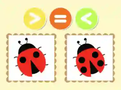 თამაში Kids Quiz: More Or Fewer ონლაინ