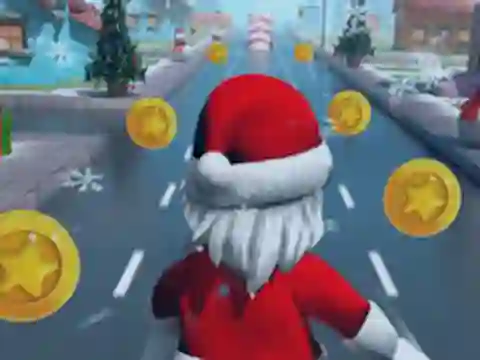თამაში Santa Roblox Running ონლაინ