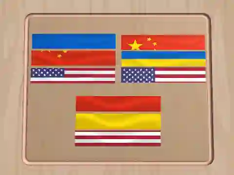 თამაში Flag Puzzle Jam: Collect Flags ონლაინ