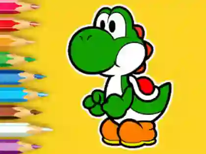 თამაში Coloring Book: Yoshi Fishing Day ონლაინ