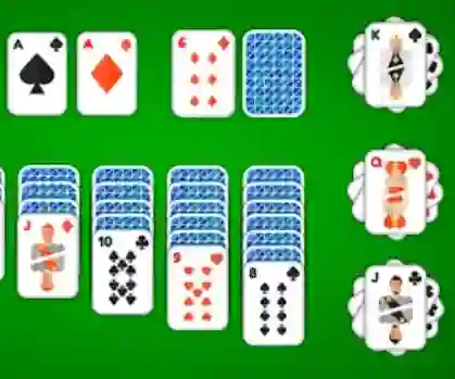 თამაში Klondike Solitaire 4 Suits ონლაინ