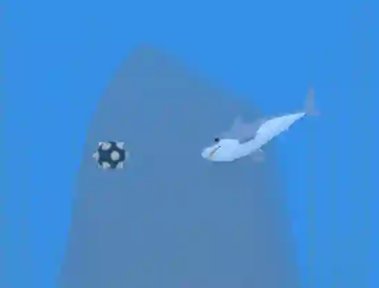 თამაში Lonely Shark Frenzy ონლაინ