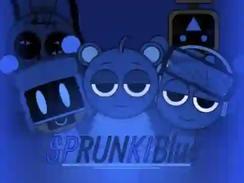 თამაში Sprunki Blue Mod ონლაინ