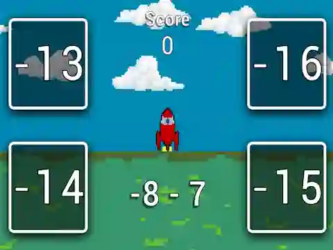 თამაში Rocket Math ონლაინ