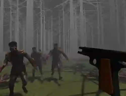 თამაში Zombies in a Forest ონლაინ