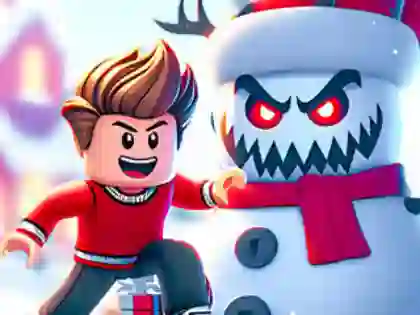 თამაში Jigsaw Puzzle: Roblox Snowball Battle ონლაინ