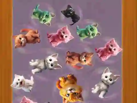 თამაში Merge Cats: 2048! ონლაინ