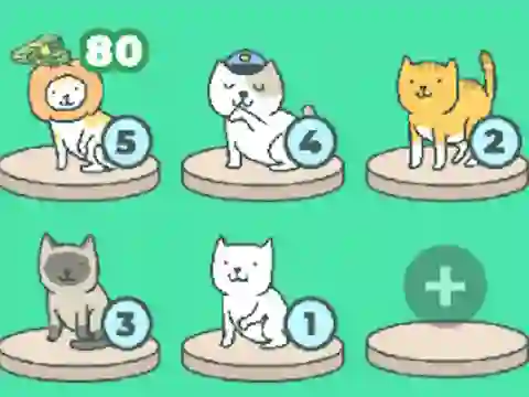 თამაში Meow Merge ონლაინ