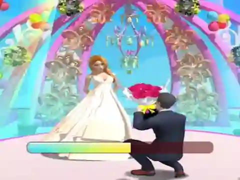 თამაში Bridge Race Wedding Master ონლაინ