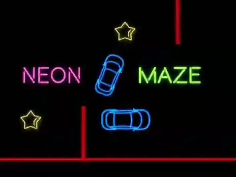 თამაში Neon Car Maze ონლაინ