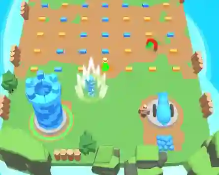 თამაში Tower Clash: Collect Bricks ონლაინ