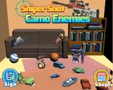 თამაში Sniper Shot Camo Enemies ონლაინ