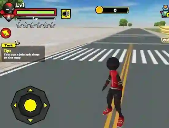თამაში Stick Rope Hero ონლაინ