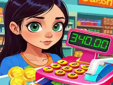 თამაში Supermarket Shopping For Kids ონლაინ