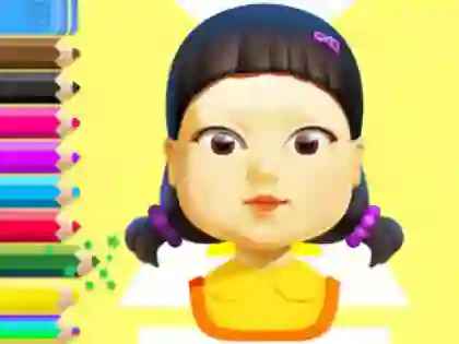 თამაში Coloring Book: Squid Game Doll ონლაინ