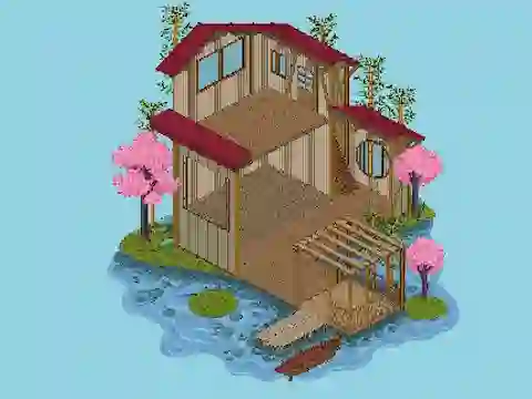 თამაში Pixel House ონლაინ