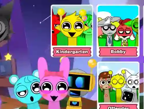 თამაში Incredibox Party Frozen Sprunki Beat ონლაინ
