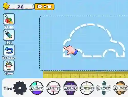თამაში Draw Your Car ონლაინ