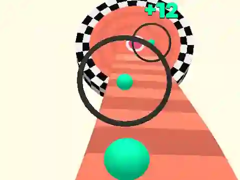 თამაში Bounce Paint Ball ონლაინ