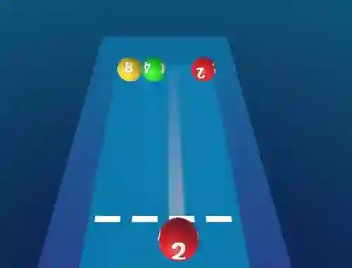 თამაში Merge The Balls 2048 Billiards! ონლაინ