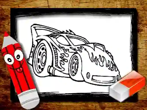 თამაში Back To School Car Coloring Book ონლაინ