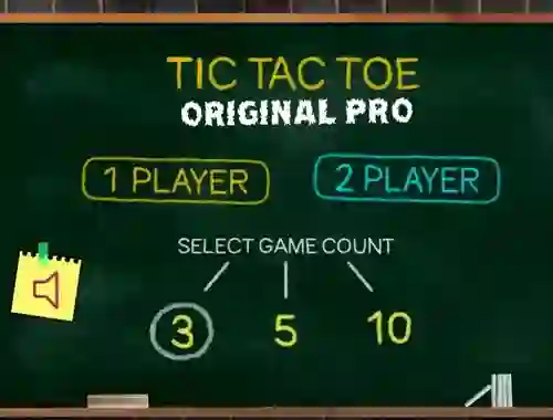 თამაში Tic Tac Toe Original Pro ონლაინ