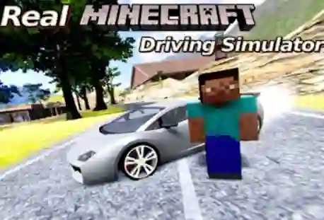 თამაში Real Minecraft Driving Simulator ონლაინ