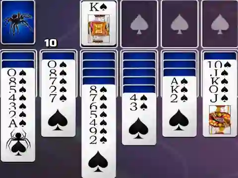 თამაში Spades Spider Solitaire ონლაინ