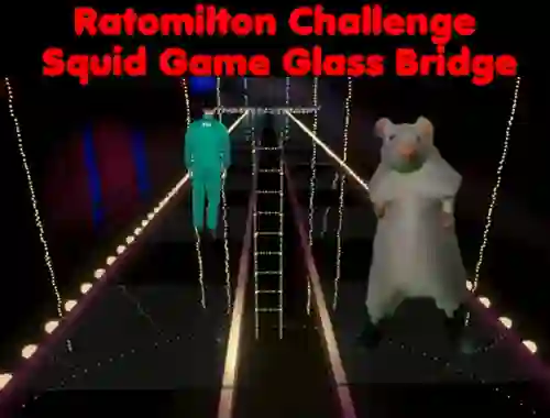 თამაში Rato Milton Challenge Squid Game Glass Bridge ონლაინ