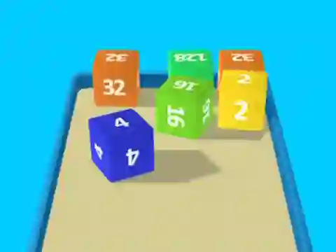 თამაში 2048 Cube Merge ონლაინ