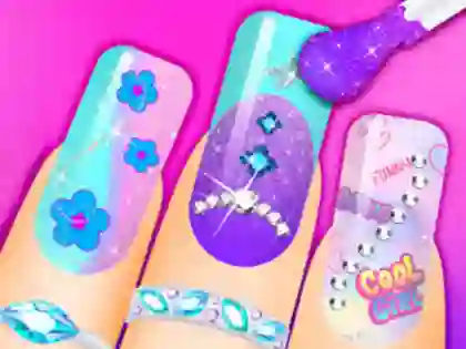 თამაში Coloring Book: Nail Art ონლაინ