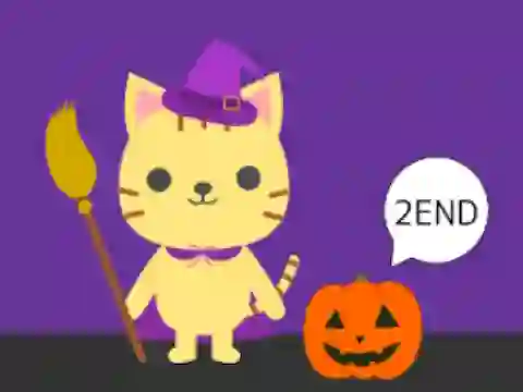 თამაში Cat and Halloween Escape ონლაინ