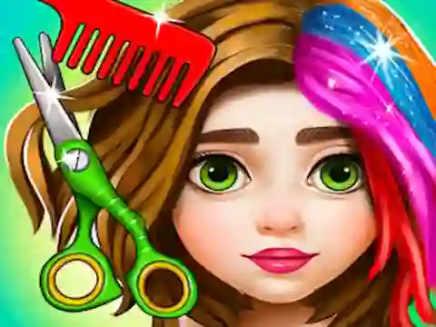 თამაში Hair Salon & Dress Up Girl ონლაინ