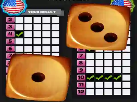 თამაში Country Dice Challenge ონლაინ