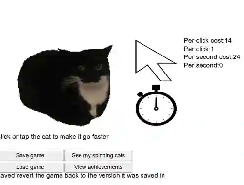 თამაში Spinning Cat Clicker ონლაინ
