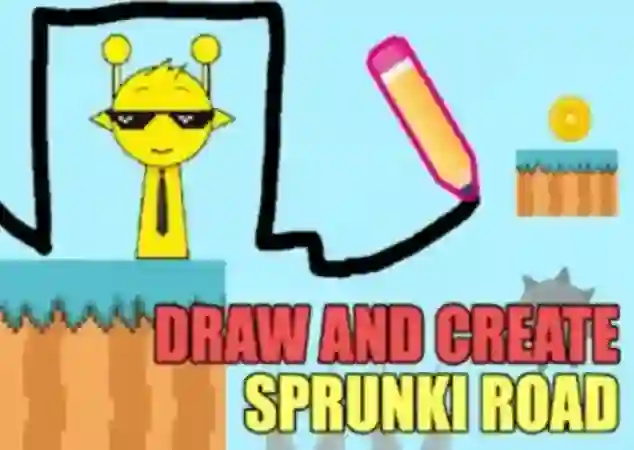 თამაში Draw And Create Sprunki Road ონლაინ