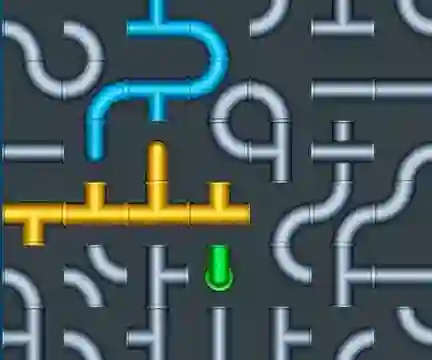 თამაში Connect The Pipes Water Puzzle ონლაინ