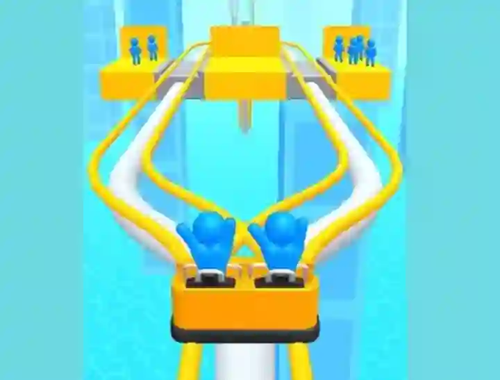 თამაში Runner Coaster Race ონლაინ