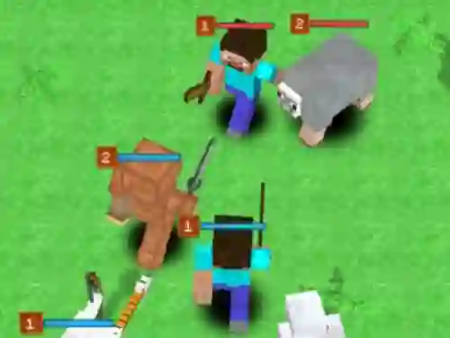 თამაში Minecraft: Create a Monster and Fight! ონლაინ