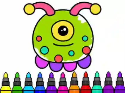 თამაში Coloring Book: Alien ონლაინ