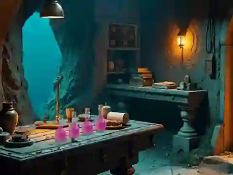თამაში Underwater Sorceress Escape ონლაინ