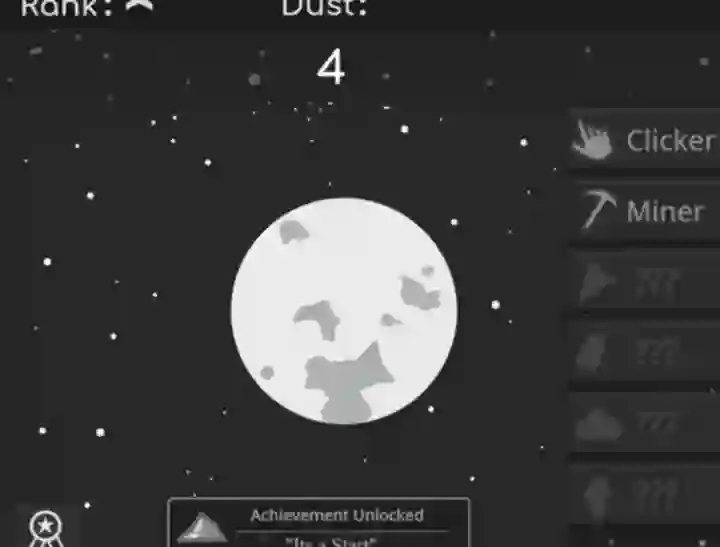 თამაში Planet Clicker Dust Collector ონლაინ