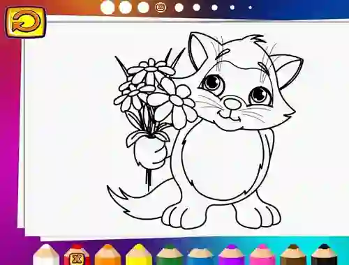 თამაში Fun Coloring Adventure For Kids ონლაინ
