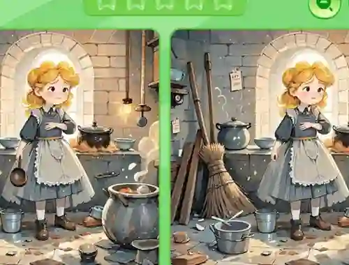 თამაში Find The Differences: Cinderella ონლაინ