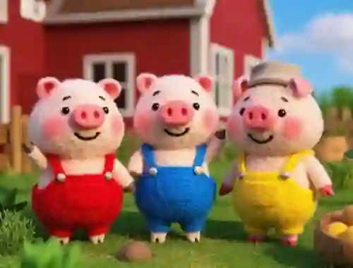 თამაში Find The Differences: The 3 Little Pigs ონლაინ