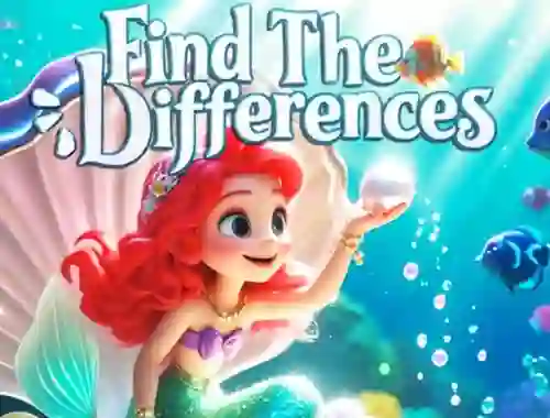 თამაში Find The Differences: Little Mermaid ონლაინ